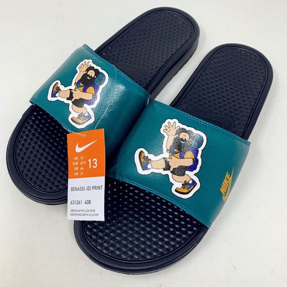 Nike Benassi JDI Print Slide Sandals Obsidian main image 4